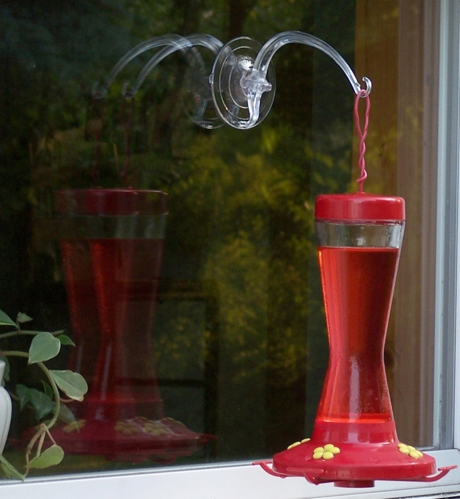 Bird feeder suction hook hanger for windows. Suction Cups Direct.