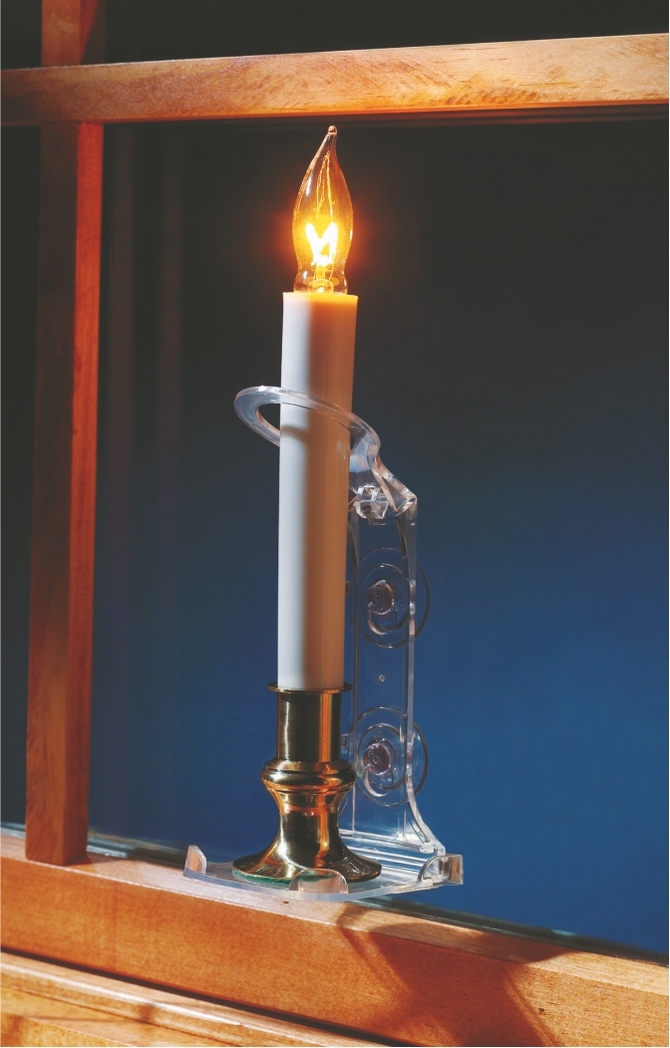 Candle light holders for windows. Suction Cups Direct.