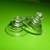 Suction Cups with mushroom head.