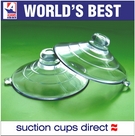 Large suction cups with mushroom head-64mm-Suction Cups Direct