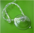 Suction Cups with Clear Cable Ties. 47mm x 100 pack.