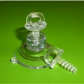 Suction Cups with Plastic Hand Screw. 32mm x 2 sample pack