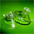 Suction Cups with Top Pilot Hole and Mushroom Head. 22mm x 10 pack.