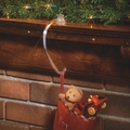 Safety Grip Stocking Hangers for Fireplace Mantels. 12 hooks.
