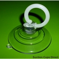 Large Suction Cups with Finger Loop. 64mm x 100 pack.