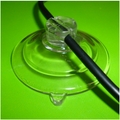Suction Cups with Self Closing Slot Head for Wires on Glass. 47mm x 250 pack.