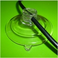 Suction Cups with Slot Head for Wires on Glass. 47mm x 500 bulk box.