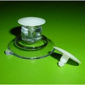 Suction Cups with Flat Barbed Thumb Tacks. 32mm x 4 sample pack
