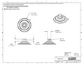 Suction Cups with Side Hole of 4.5mm Diameter. 47mm x 2 sample pack