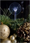 Double Suction Cups with Hook. Heavy Christmas Wreath Hook.