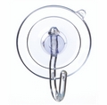 Suction Cups with Clear Hooks for Bathrooms. 47mm x 50 pack
