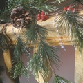 Christmas Garland Ties. Clear, Soft, Re-usable. 20 pack.