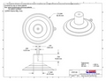 Heavy Duty Suction Cup with Narrow Top Pilot Hole. 85mm diameter. Sample pack of 1.