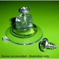 Suction Cups with Top Pilot Hole. 32mm x 2 sample pack