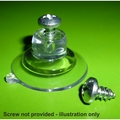 Suction Cups with Top Pilot Hole. 32mm x 50 pack
