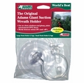 Christmas Suction Wreath Hanger with 2 interchangeable hooks for Windows or Glossy UPVC Door.