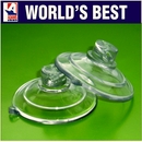Suction Cups with Side Hole of 4.5mm Diameter. 47mm x 2 sample pack