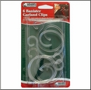 Banister Rail Clips for Garland. Pack of 10.