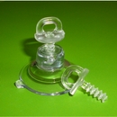 Bulk Suction Cups with Clear Thumb Screws for Signs. 32mm x 1000 bulk box