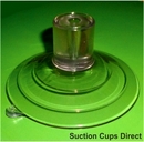 Heavy Duty Suction Cups. Narrow Top Pilot Hole for Screw. 85mm x 2 pack