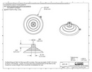 Technical Drawing. 64mm Suction Cups with Strong Plastic Hand Screws.